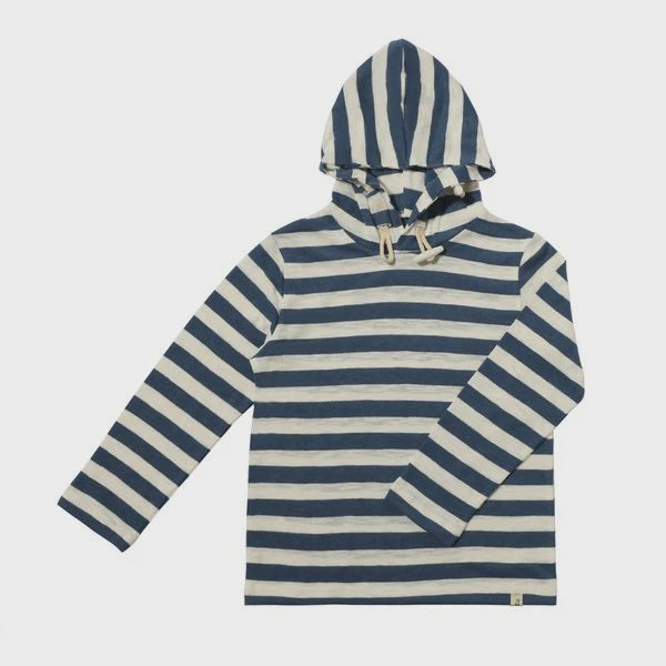 SEABERRY Hooded Top -Navy/Cream