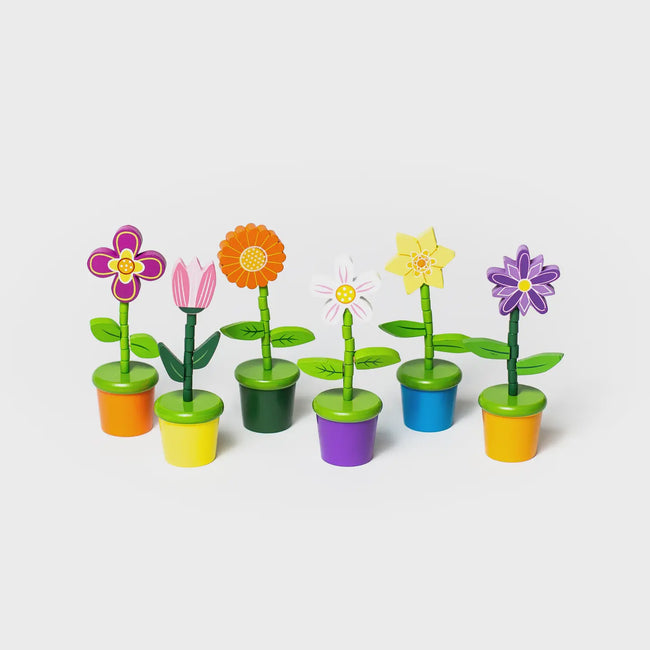 Flower Push Puppet - Assorted