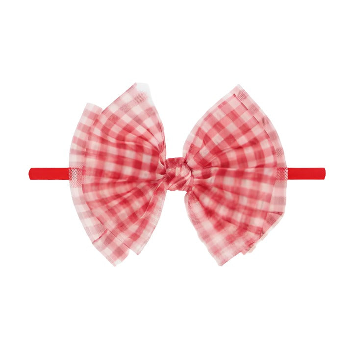 Tulle Fab Skinny: Cherry Gingham / Cherry