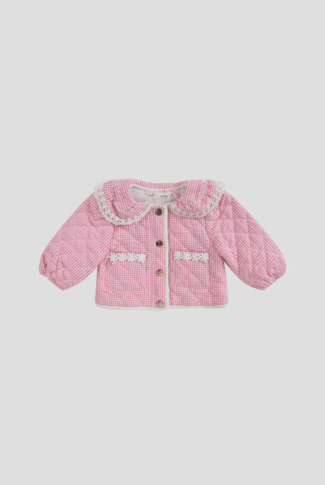 Joulia Jacket - Pink Fragola Vichy