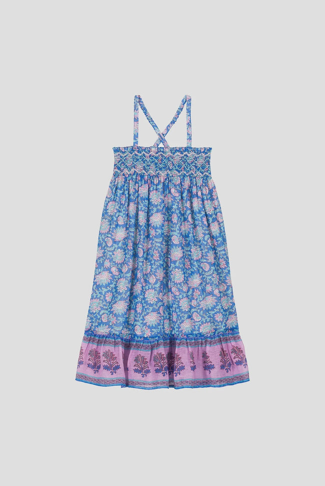 Marceline Dress - Blue Capri Cove