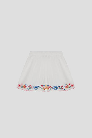 Tiered Midi Skirt - Daisies