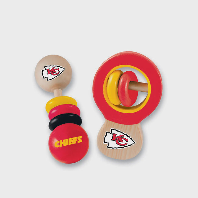 Kansas City Chiefs - Baby Rattles 2-Pack