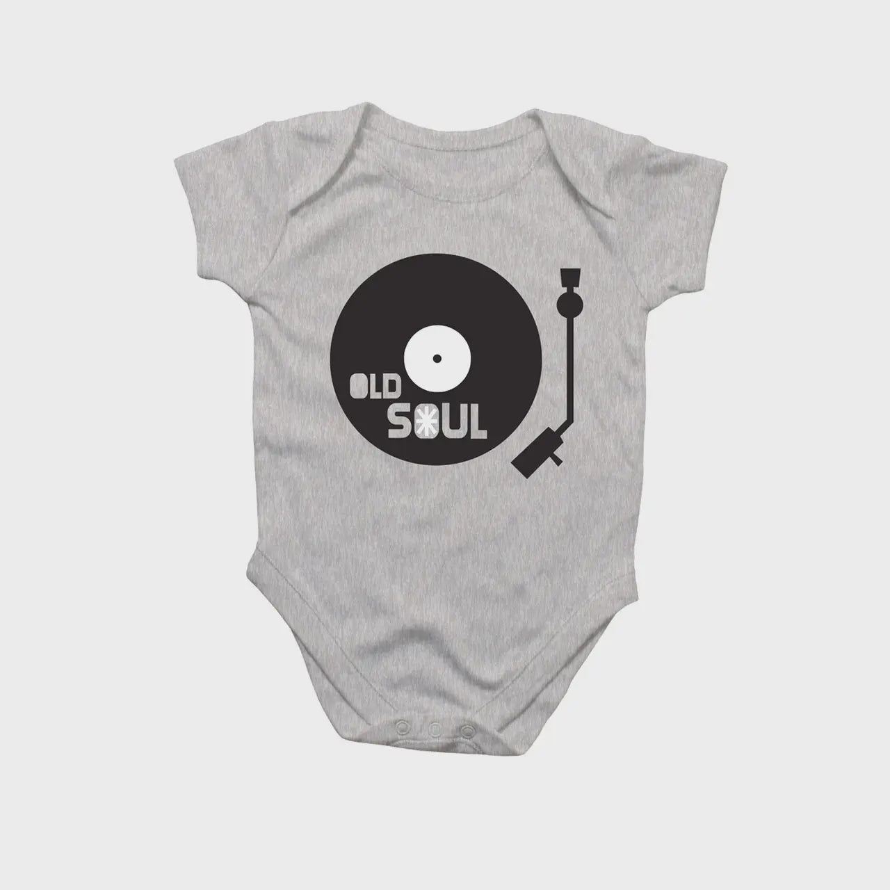 Old Soul Vinyl Record Onesie