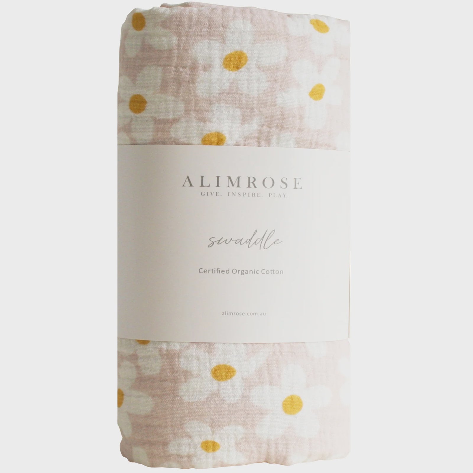 Large Daisies Muslin Swaddle