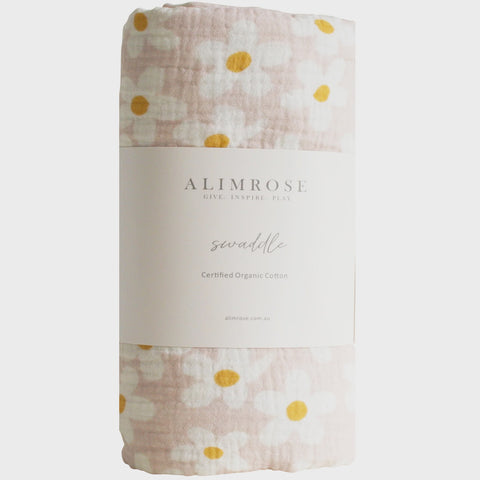 Daisy Days Muslin Swaddle