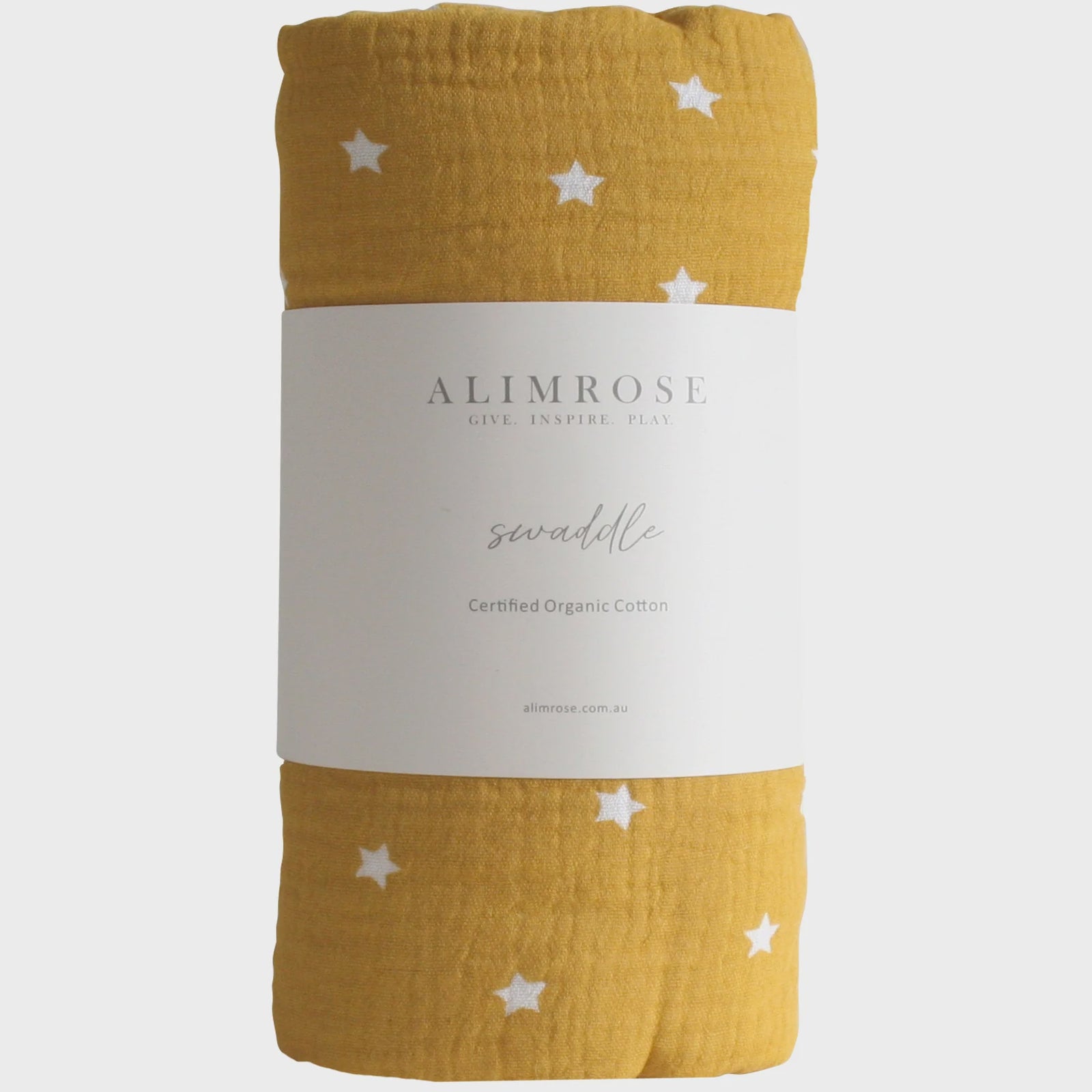 Starry Night Muslin Swaddle - Butterscotch