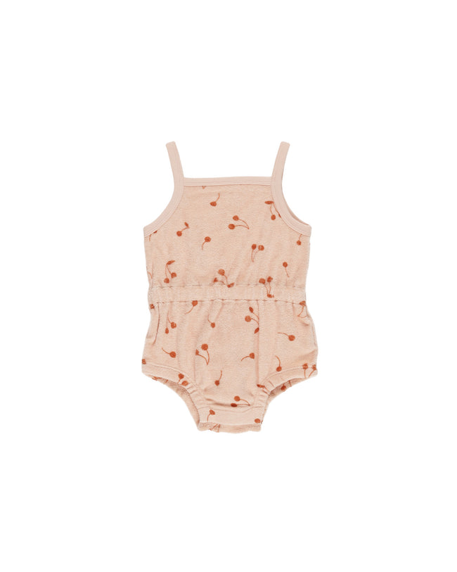 Terry Chinch Romper - Cheeries