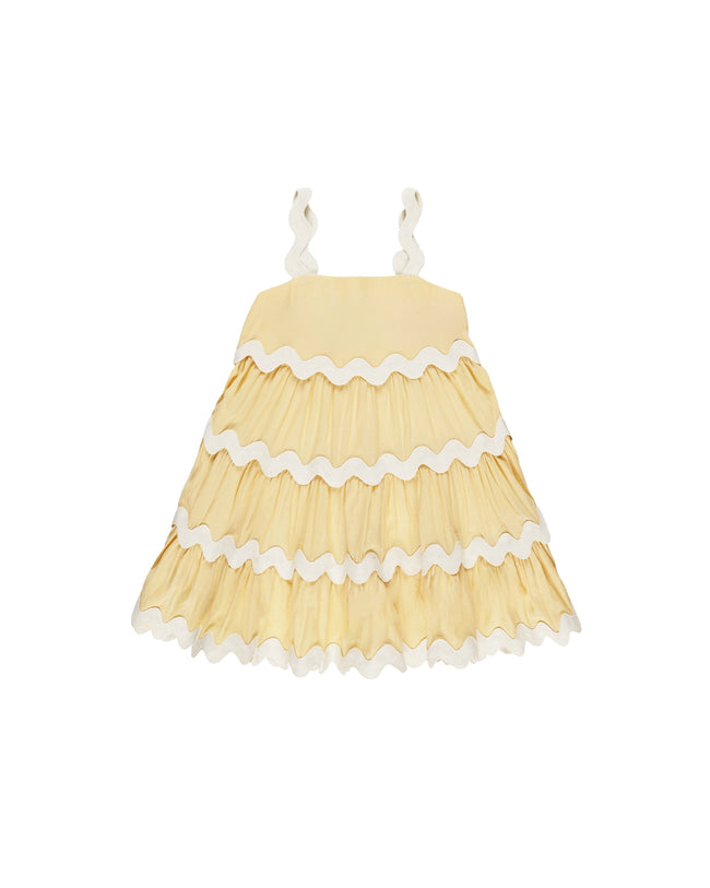 Ric Rac Dress - Yellow