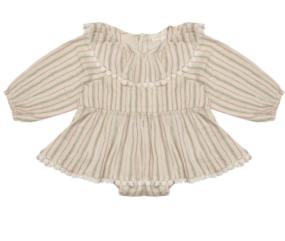 India Romper - Multicolor Stripes