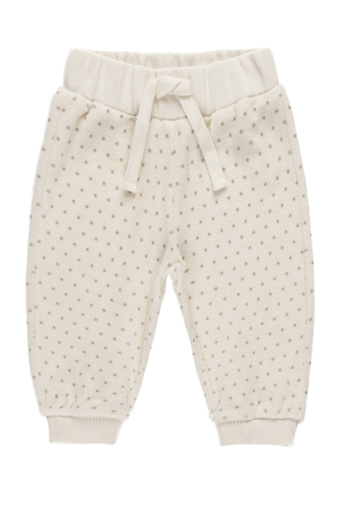 Velour Relaxed Sweatpant || Polka Dot