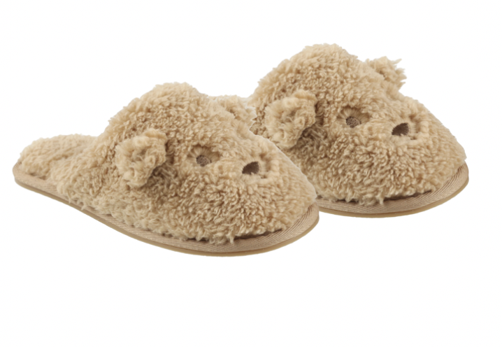 Bear Slippers || Gold