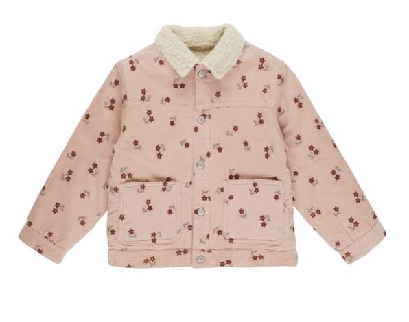 Corduroy Jacket || Blossom Embroidery