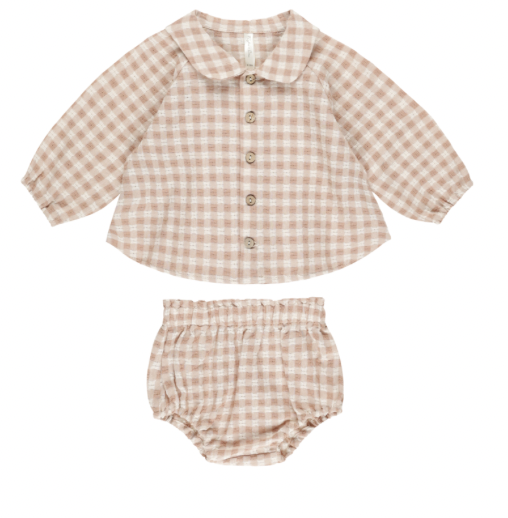 Nellie Set || Pink Gingham