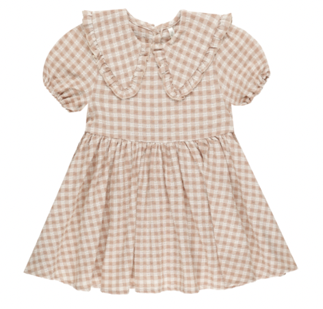 Camille Dress || Pink Gingham