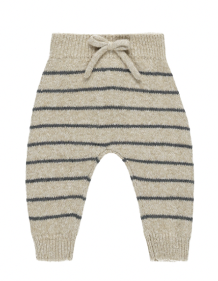 Knit Pant || Indigo Stripe