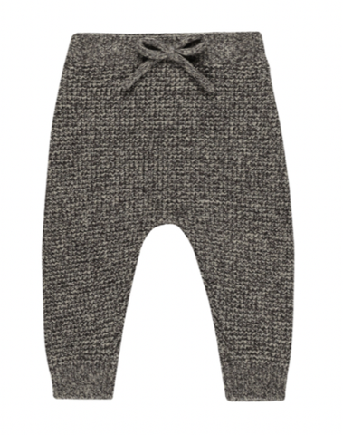 Rib Knit Leggings - Light Grey