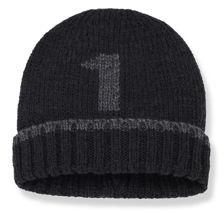 Lucas Number 1 Beanie - Anthracite