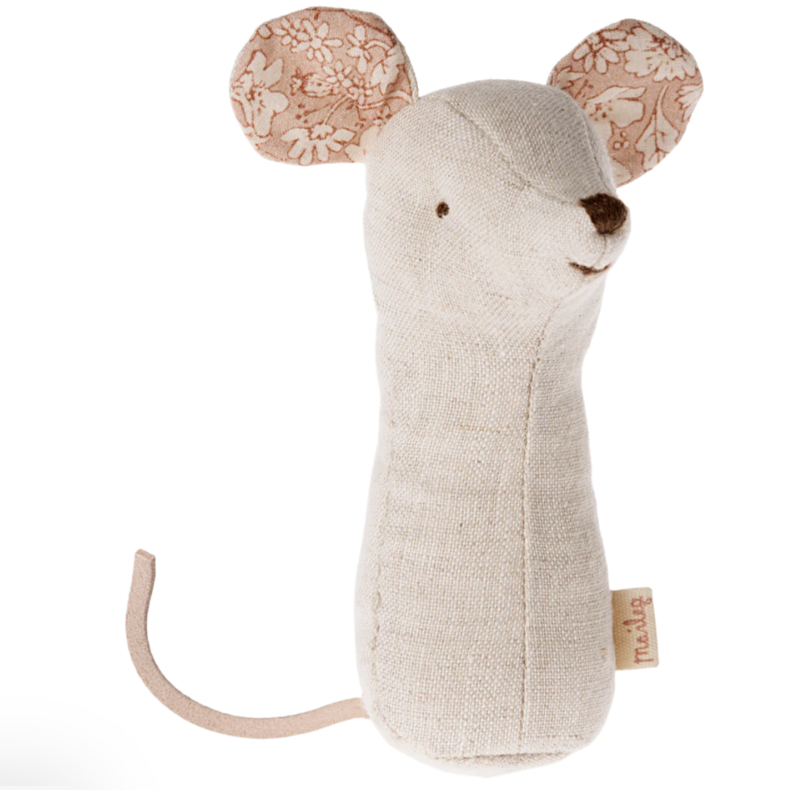 Mouse Rattle - Natural