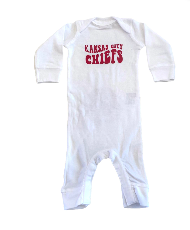 Kansas City Chiefs Romper With KC On Back