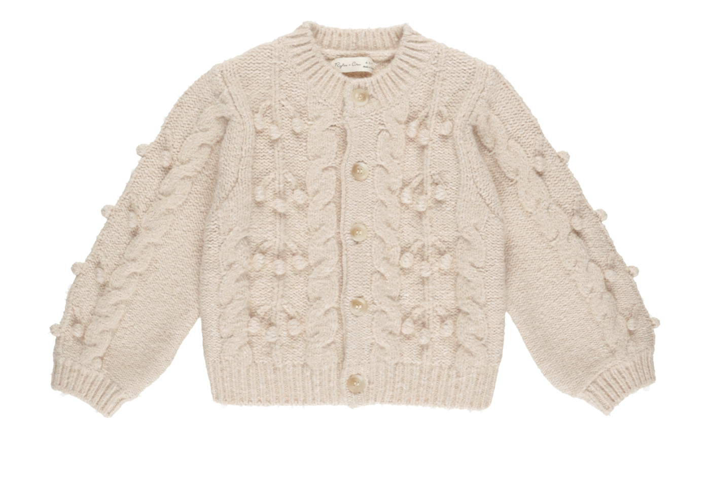 Bobble Cardigan || Shell