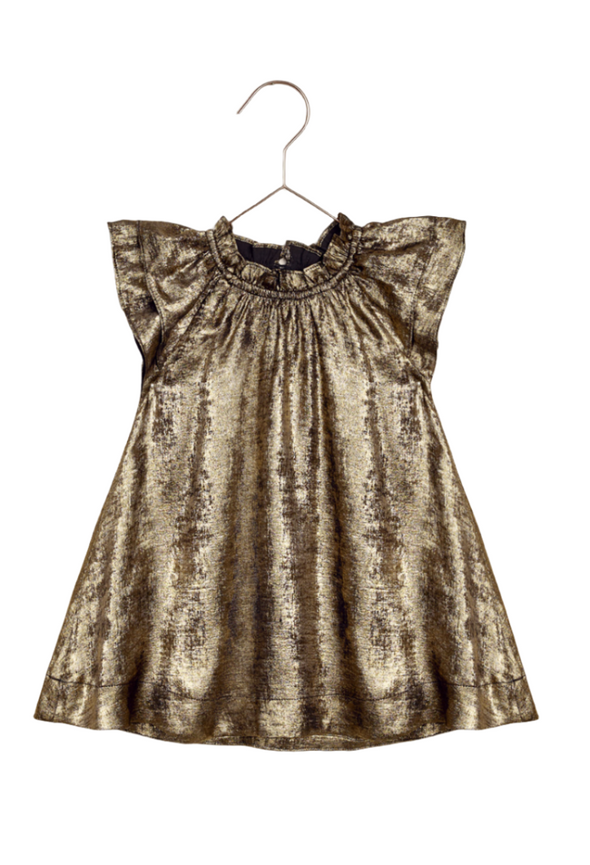 Isabella Dress || Gold