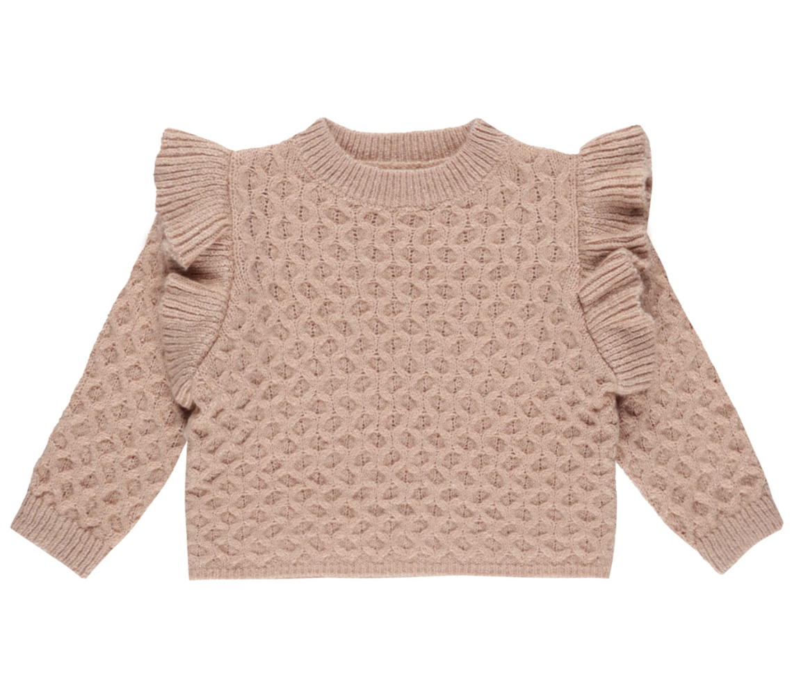 La Reina Sweater || Rose