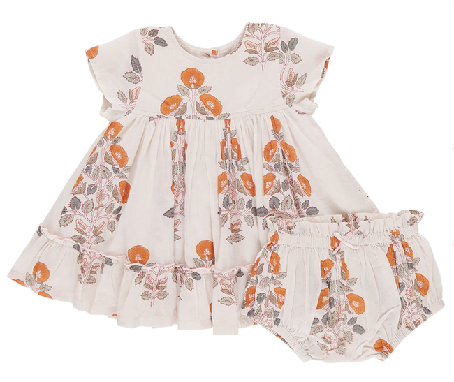 Niley Dress Set - Cloud Bouquet Floral