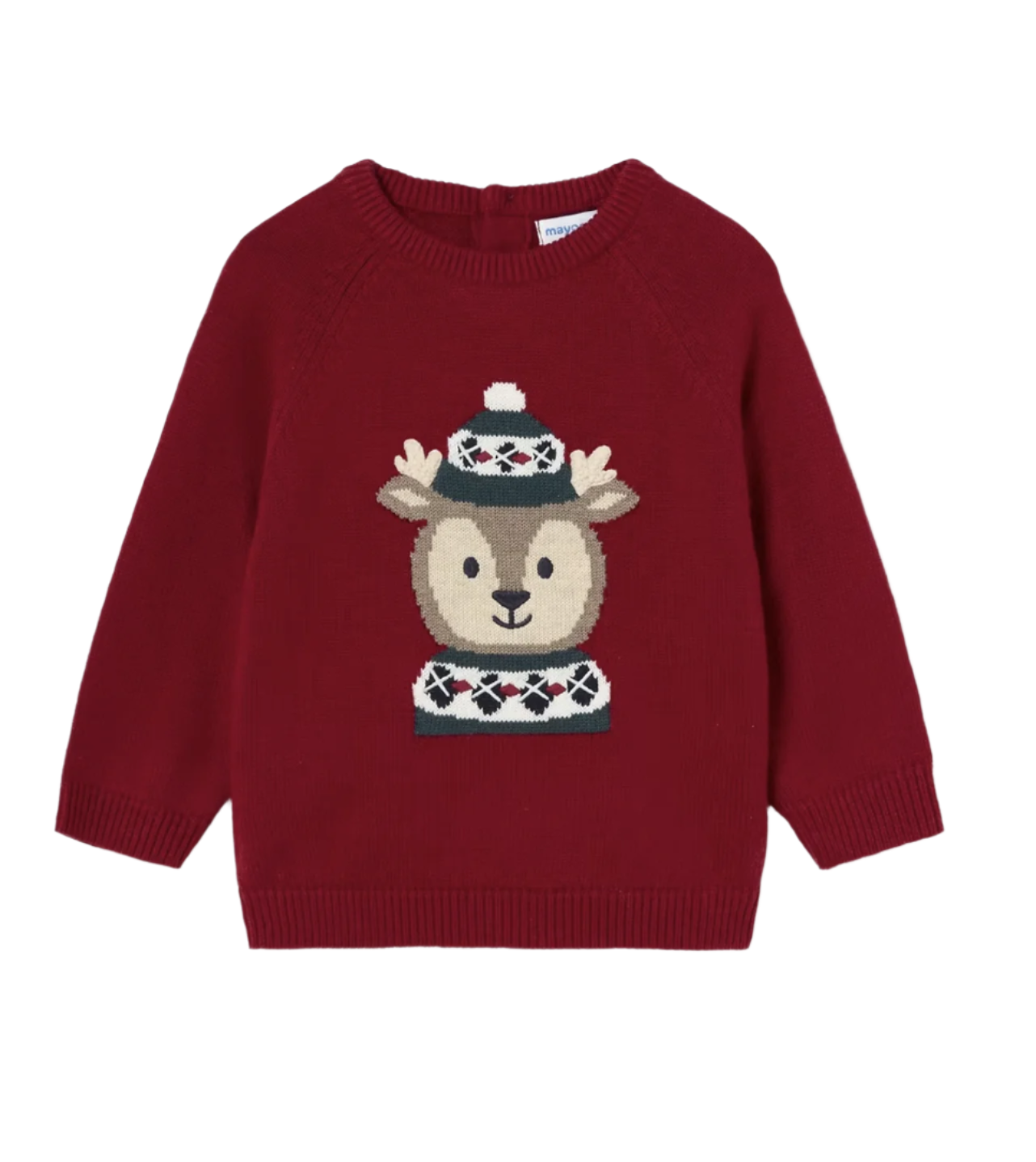 Intarsia Motif Sweater - Reindeer