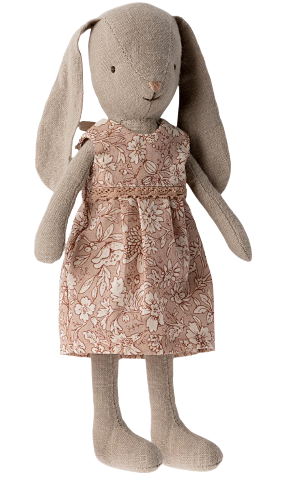 Bunny in Classic Flower Dress