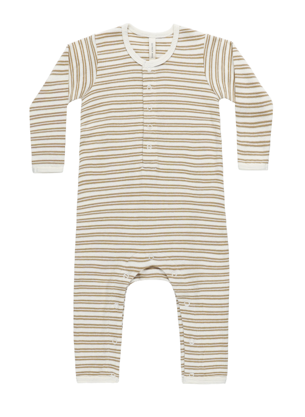 Ribbed Jumpsuit || Golden Stripe