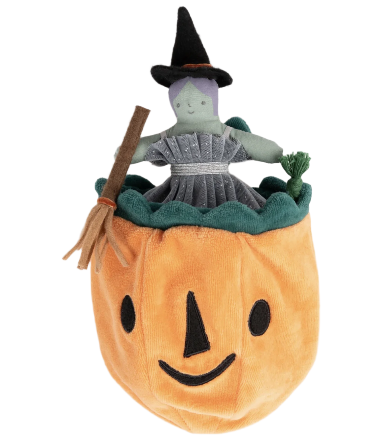 Pumpkin Witch Mini Doll