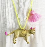 Cat Tassel Necklace