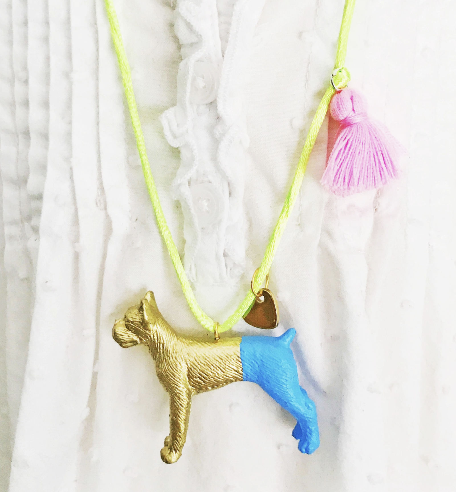 Dog Tassel Necklace