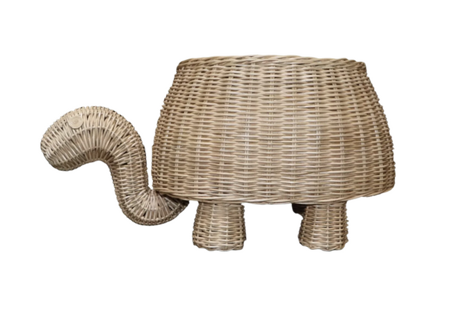 Turtle Rattan Basket