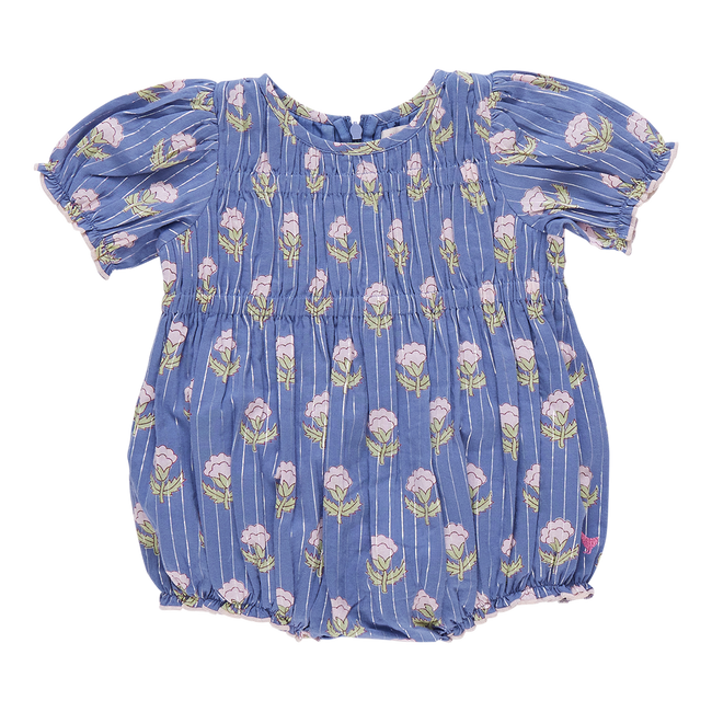 Baby Girl's Waverly Bubble - Periwinkle Small Bud