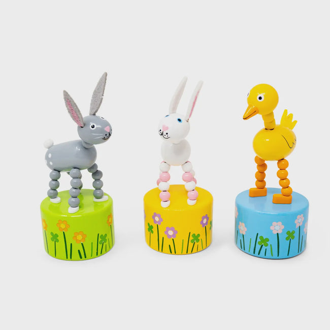 Duck and Bunny Push Puppet - Assorted