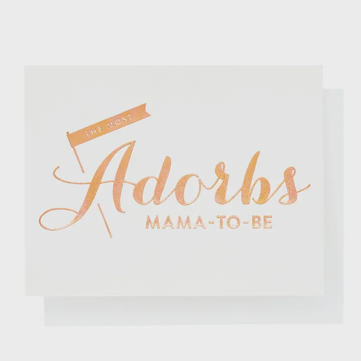 Adorbs Mama To Be Baby Card