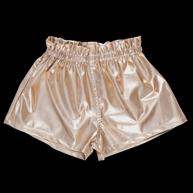 Girls Lame Theodore Short - Gold