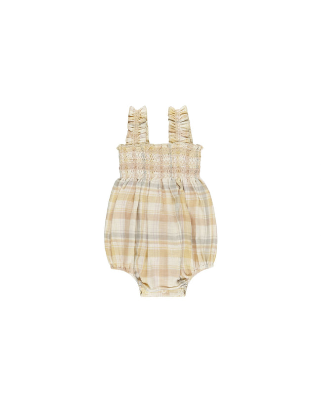 Julia Romper - Pastel Plaid