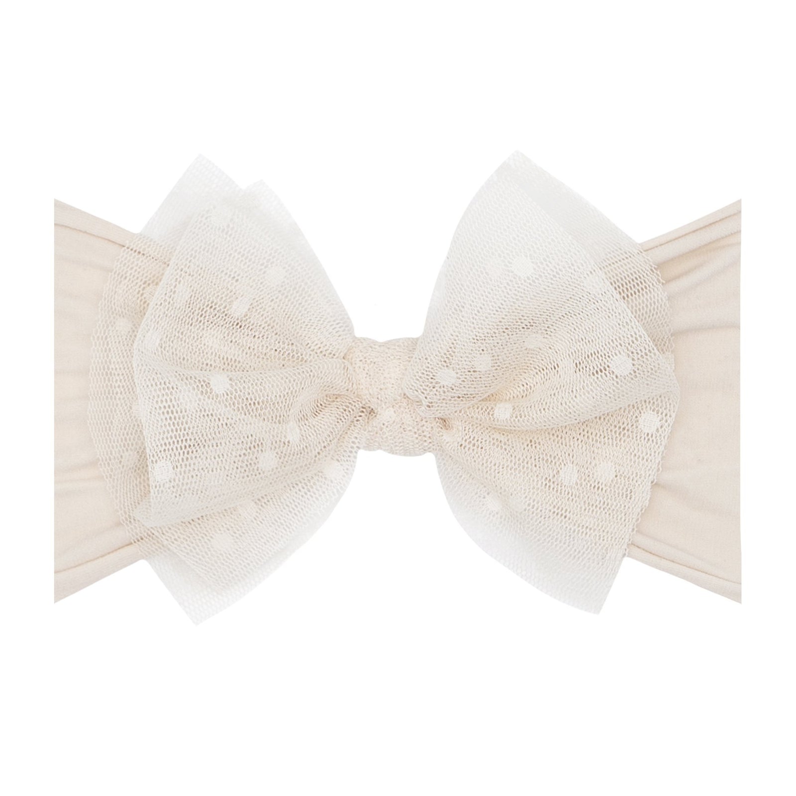 Tulle Fab Headband - Oatmeal