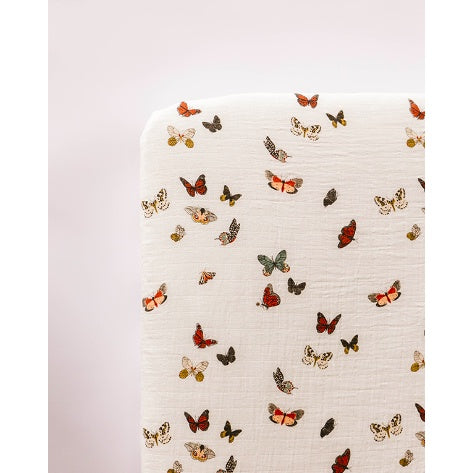 Butterfly Migration Crib Sheet