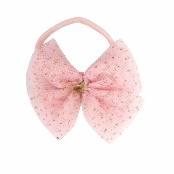 Glinda Bow Hedband - Pale Pink