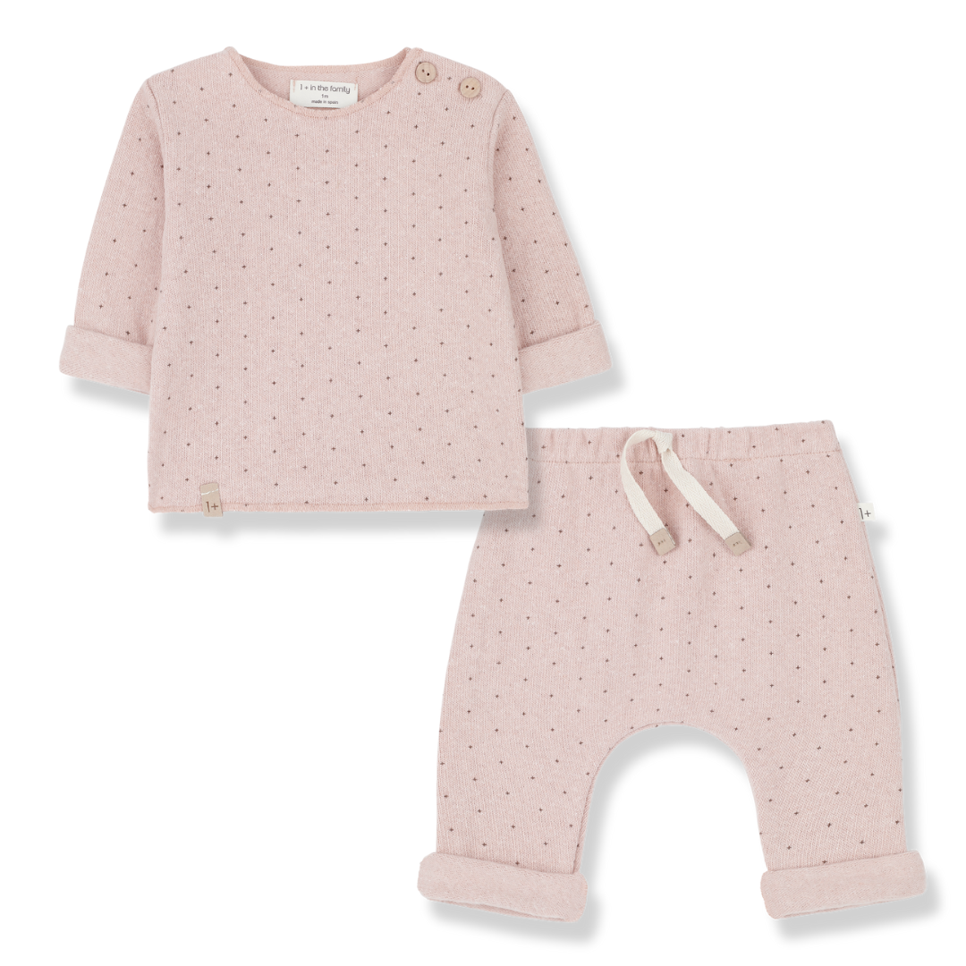 Chantal Sweater & Pant Set - Nude