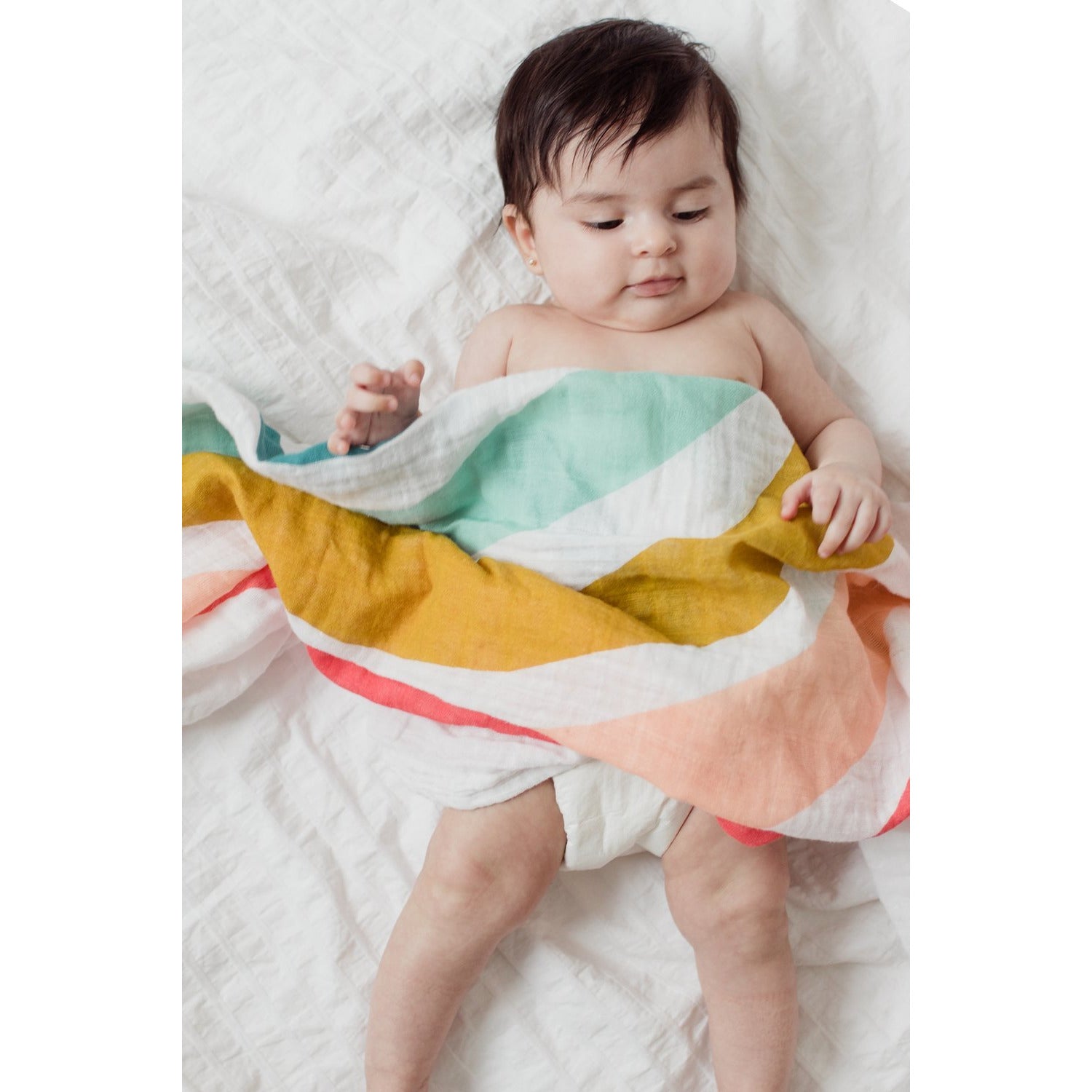 Rainbow Swaddle Blanket