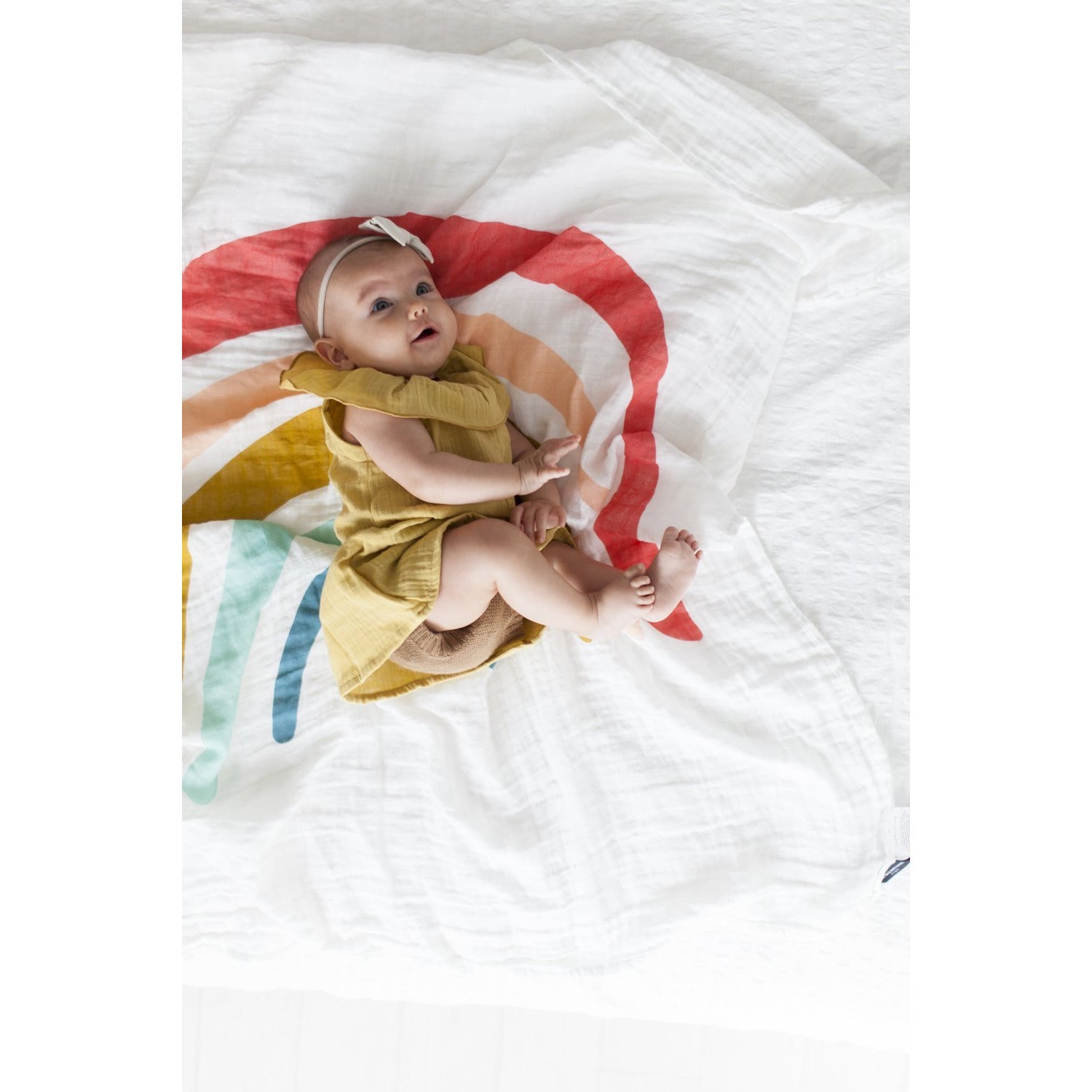 Rainbow Swaddle Blanket