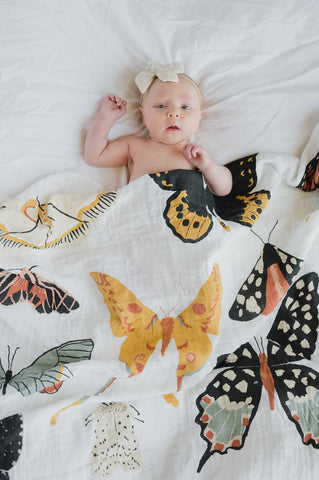 Large Butterfly Collector Throw Blanket