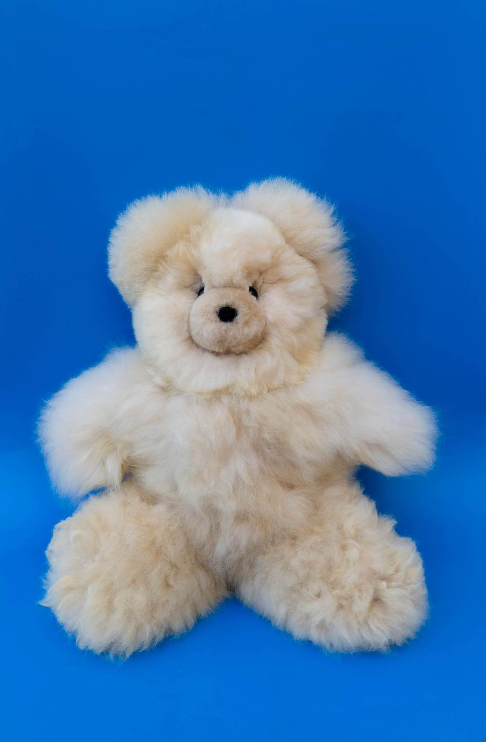 Large Alpaca Teddy Bear - Light Brown