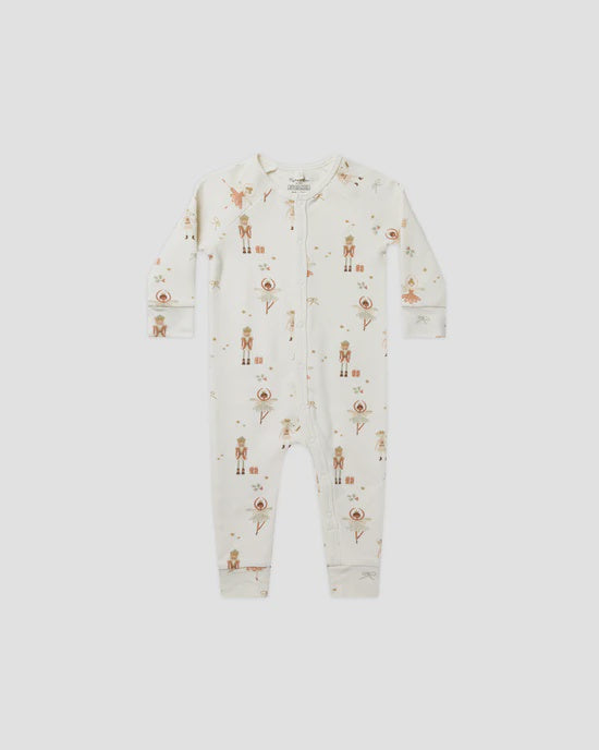 Organic Pajama Long John - Nutcracker