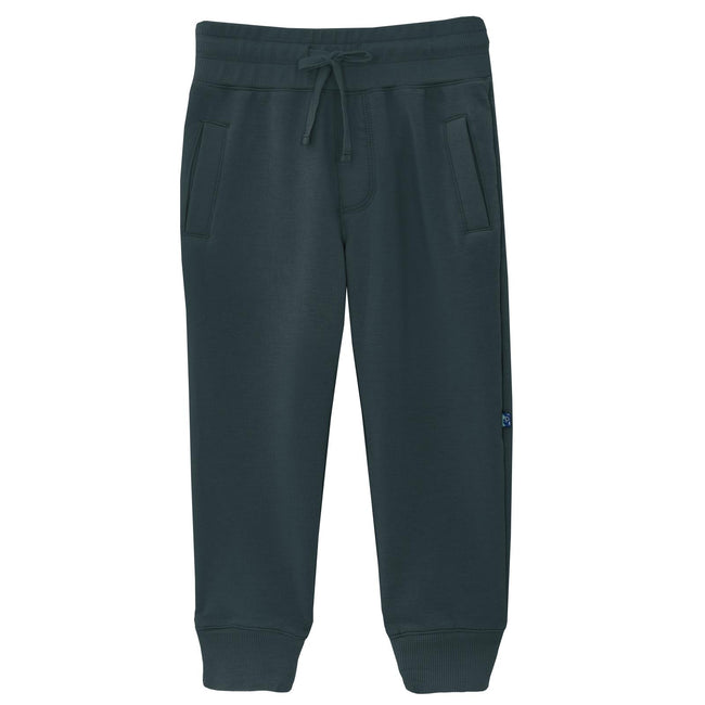 Fleece Joggers in Pine